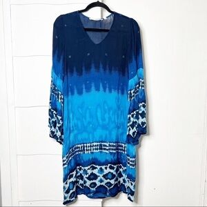 Soft Surroundings Boho dyed tunic dress